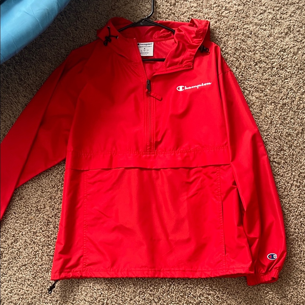 Champion Mens Bright Red Raincoat